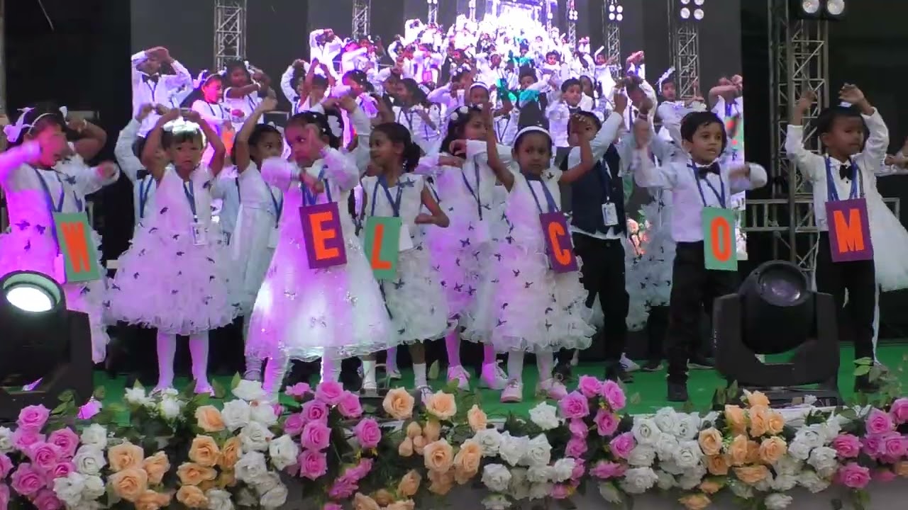 #welcome dance by UKG on Annual Day Function