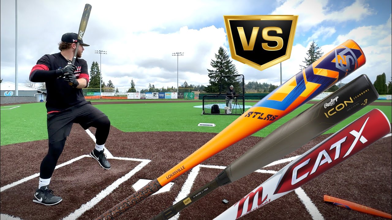 БИТВА ЗА #1 | Rawlings Icon против Louisville Slugger Atlas против Marucci CatX | BBCOR Showdown