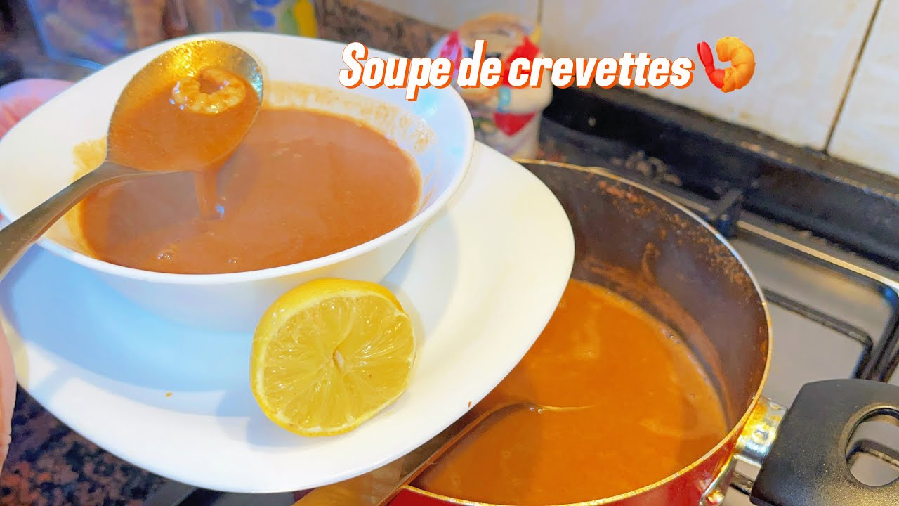 حساء الجمبري بقشور🦐فقط وخضر لا تفوتكم الوصفة 