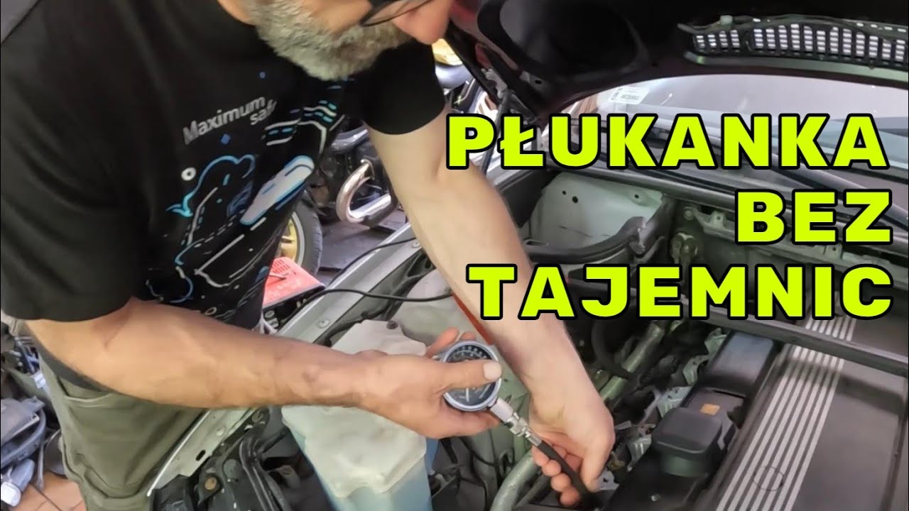 PŁUKANIE SILNIKA BEZ PŁUKANKI | EKSPERYMENT | KOMPRESJA PRZED i PO | Kamil i Adam Kunc