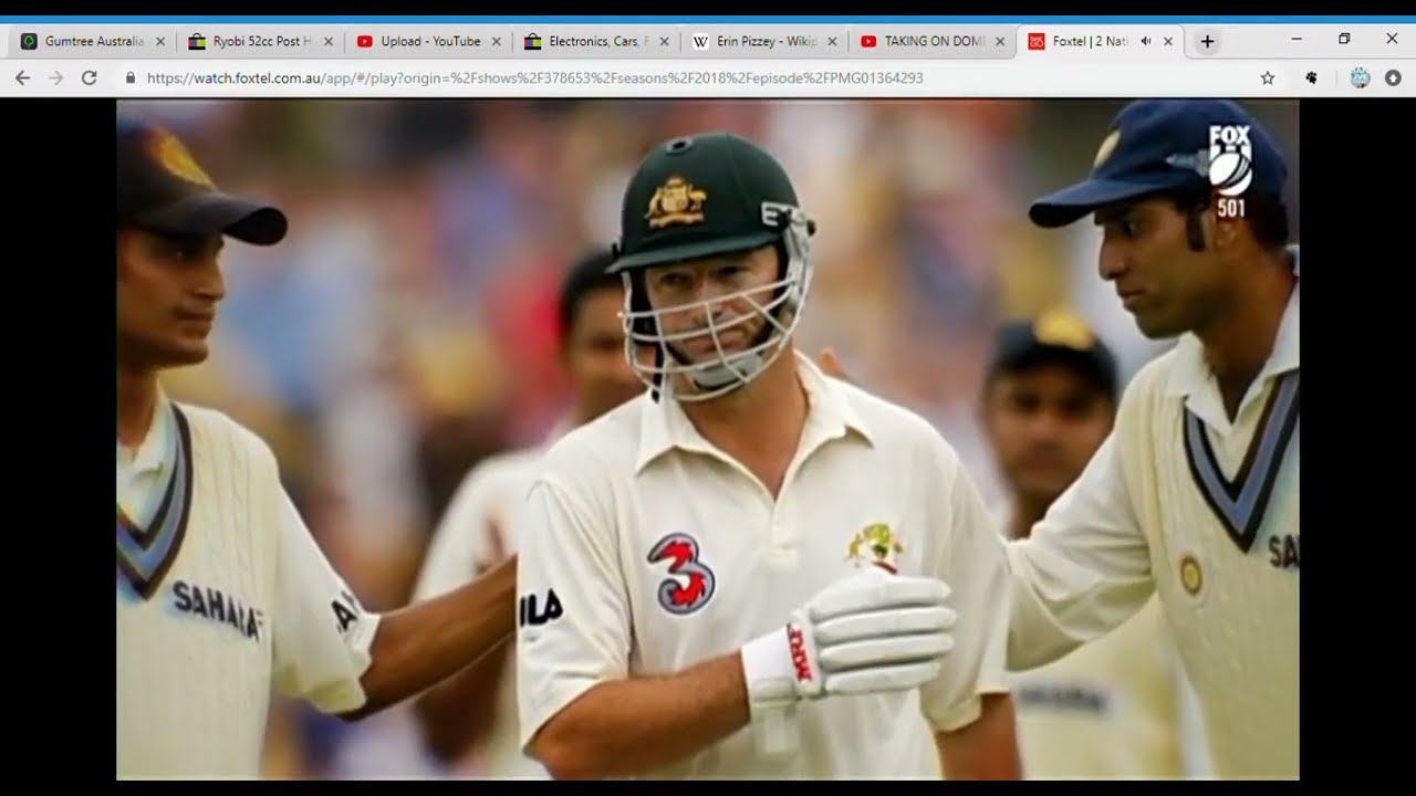 Steve Waugh's Last Ever Innings  - Australia VS India - Anil Kumble
