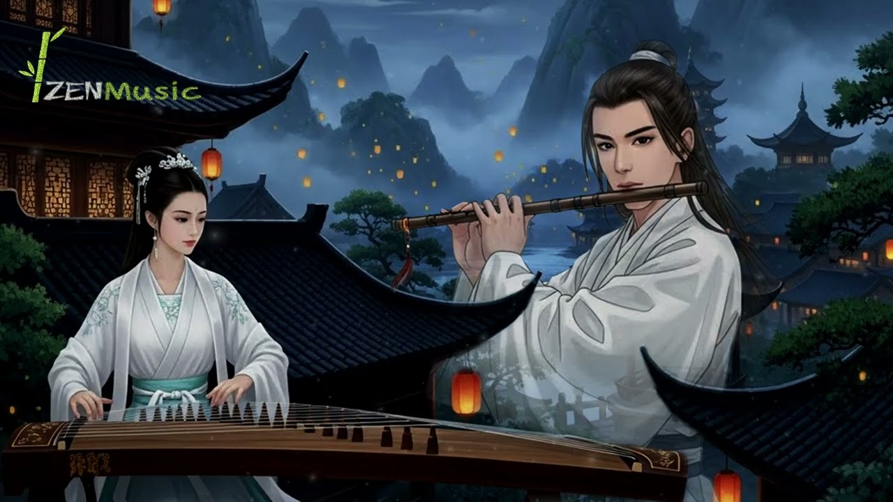 Gentle Ancient Chinese Bamboo Flute for Sleep, Relaxation, Studying, spa, healing & self-care