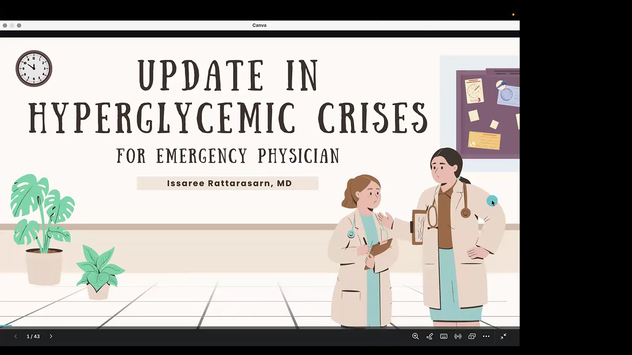 Update hyperglycemic emergency อ.อิสรีย์ รัตรสาร - 20 มิ.ย.2569