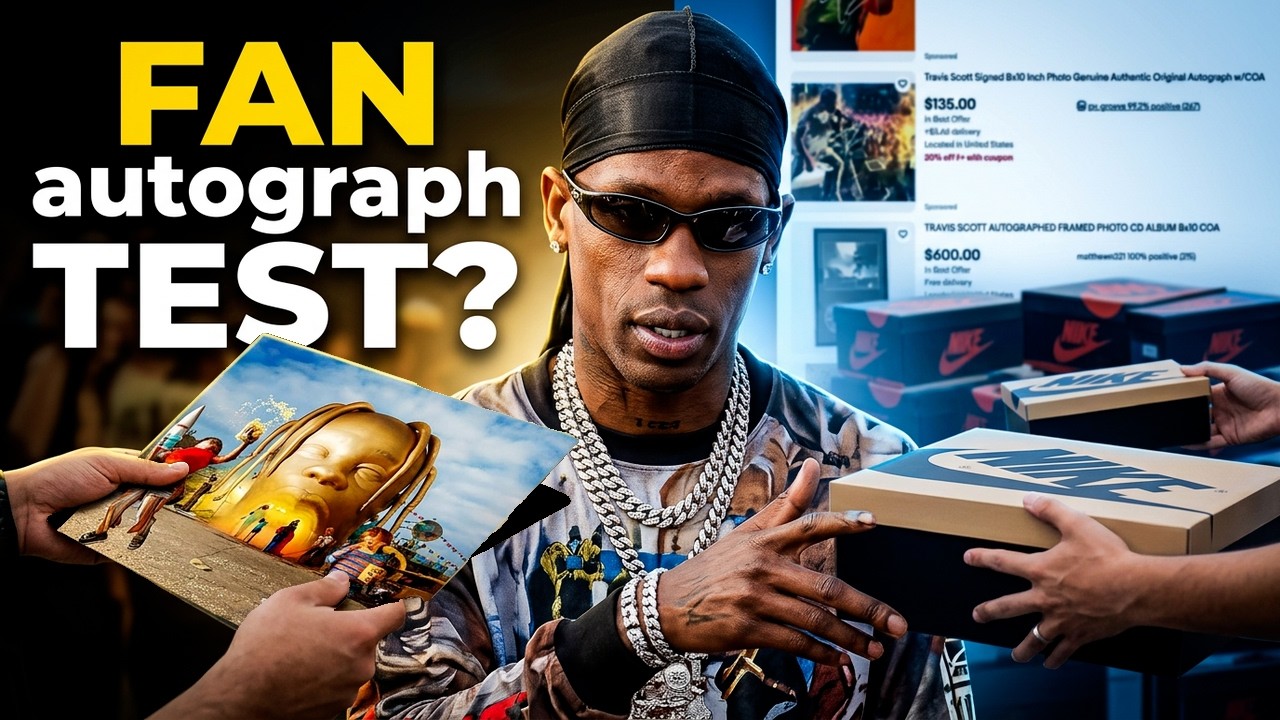 Every Time Travis Scott Tested Fans Before Signing Autographs 😳