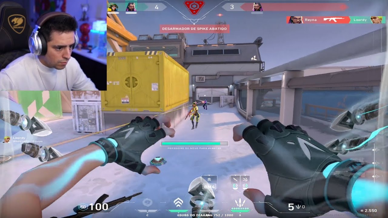 CORINGA FINALIZANDO A MADRUGADA JOGANDO DE JETT VALORANT: Vídeo Completo da Partida