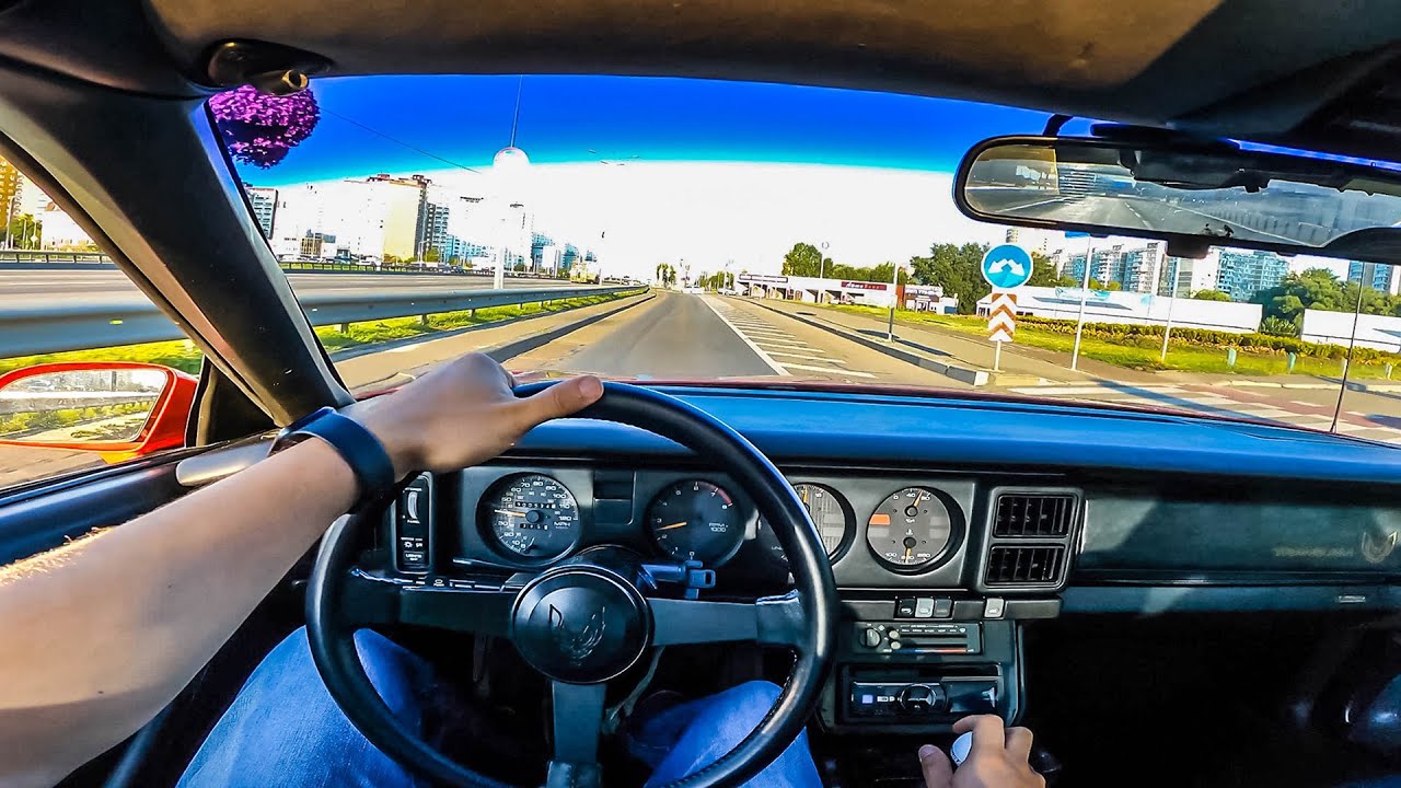 1989 PONTIAC FIREBIRD 2.8 MT - POV TEST DRIVE / Тест драйв от первого лица 🚗🔥