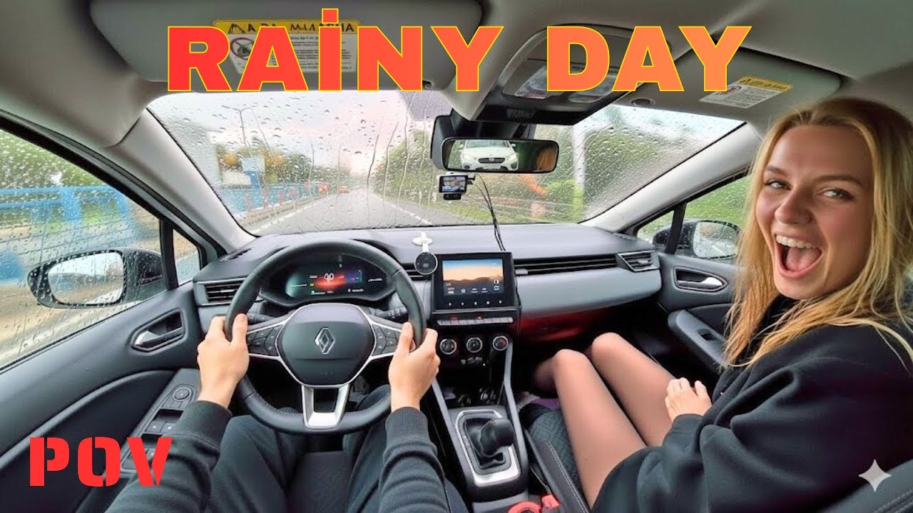 Driving in Heavy Rain İSTANBUL POV