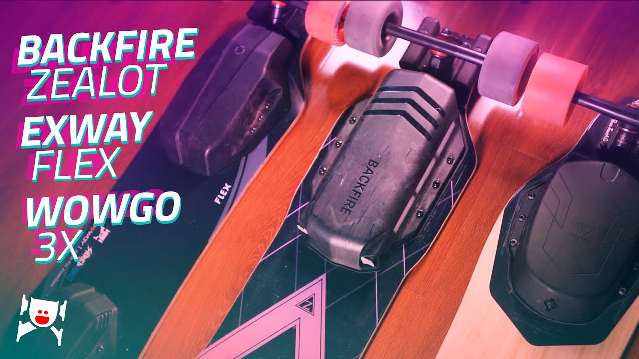 Backfire Zealot vs Exway Flex vs WowGo 3X — Top Boosted Board Alternatives of 2020