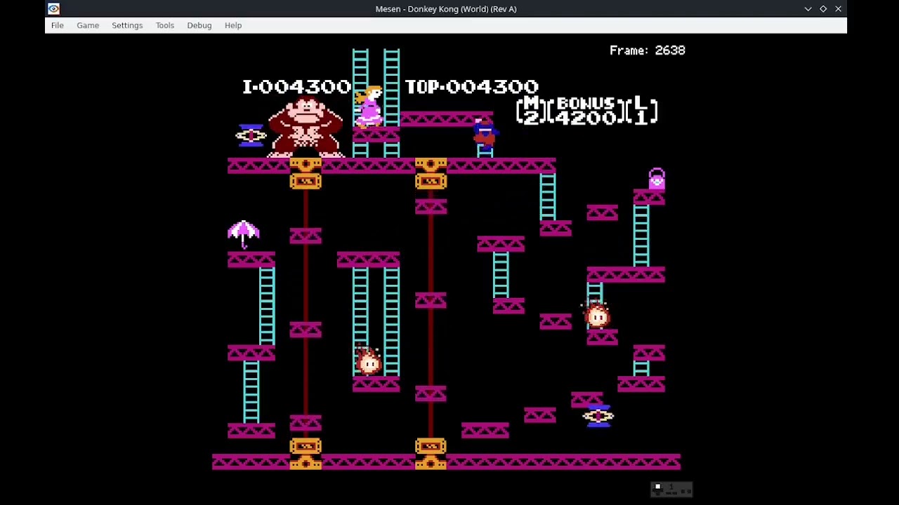Donkey Kong (NES) 1 Loop in 1:15