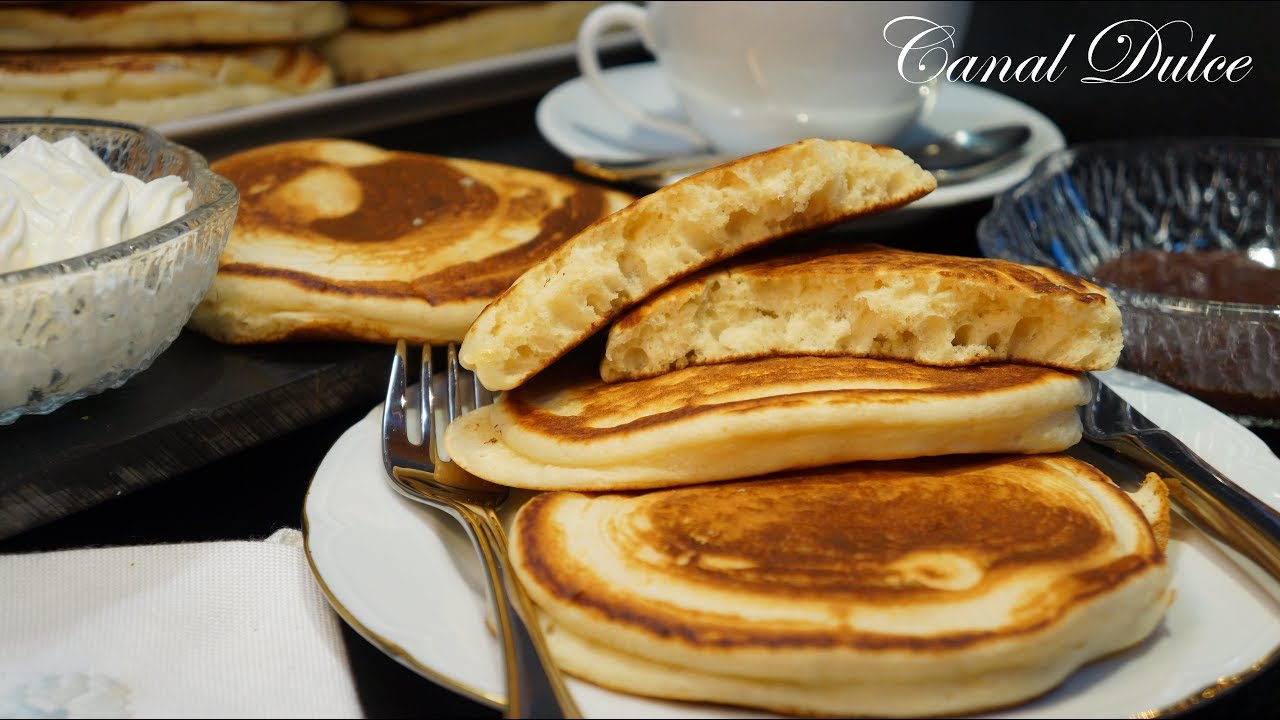 TORTITAS AMERICANAS FÁCILES Y MUCHO MAS ESPONJOSAS PANCAKES , HOT CAKES