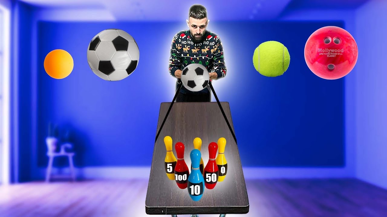 BOWLING CHALLENGE cu DIFERITE MINGI pe BANI !