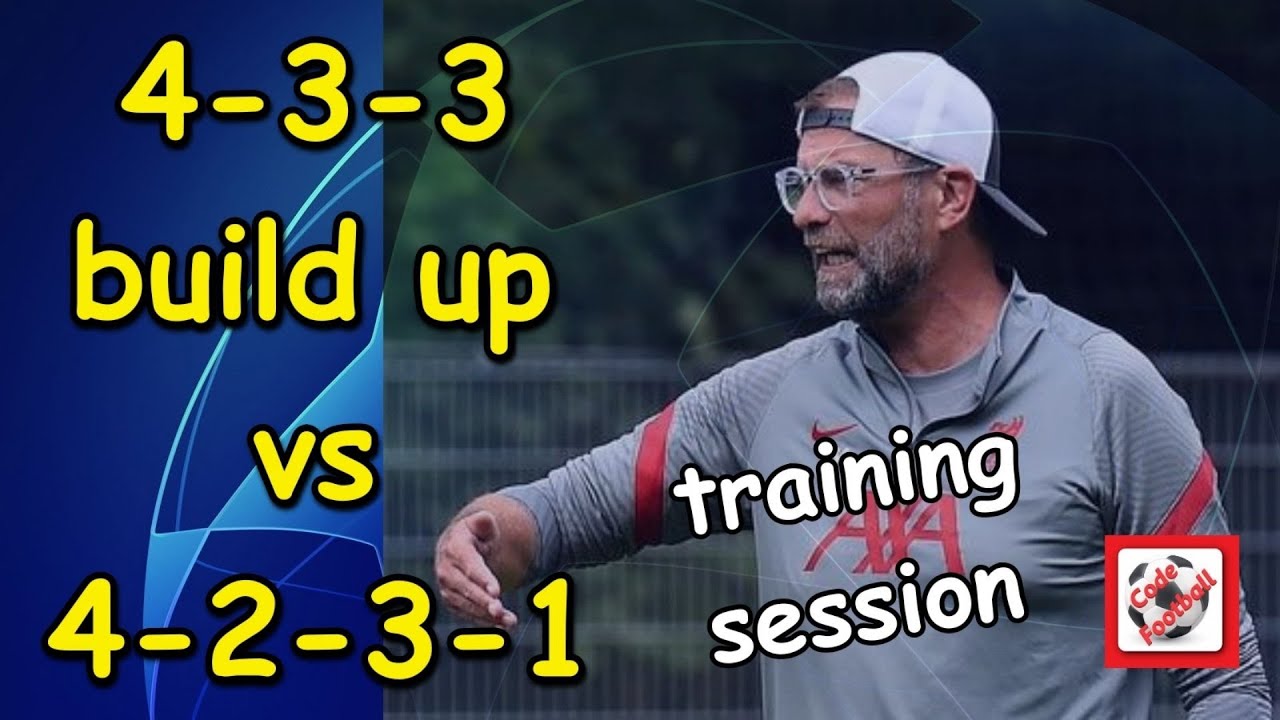 4-3-3 build-up versus 4-2-3-1! Analytical training session!