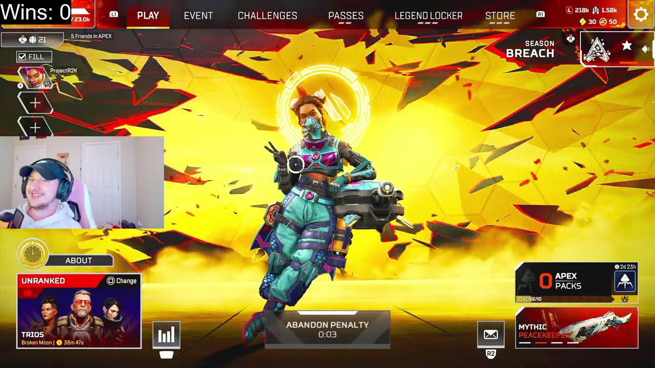 Trying To Play Some Apex, If My Internet Will Allow It