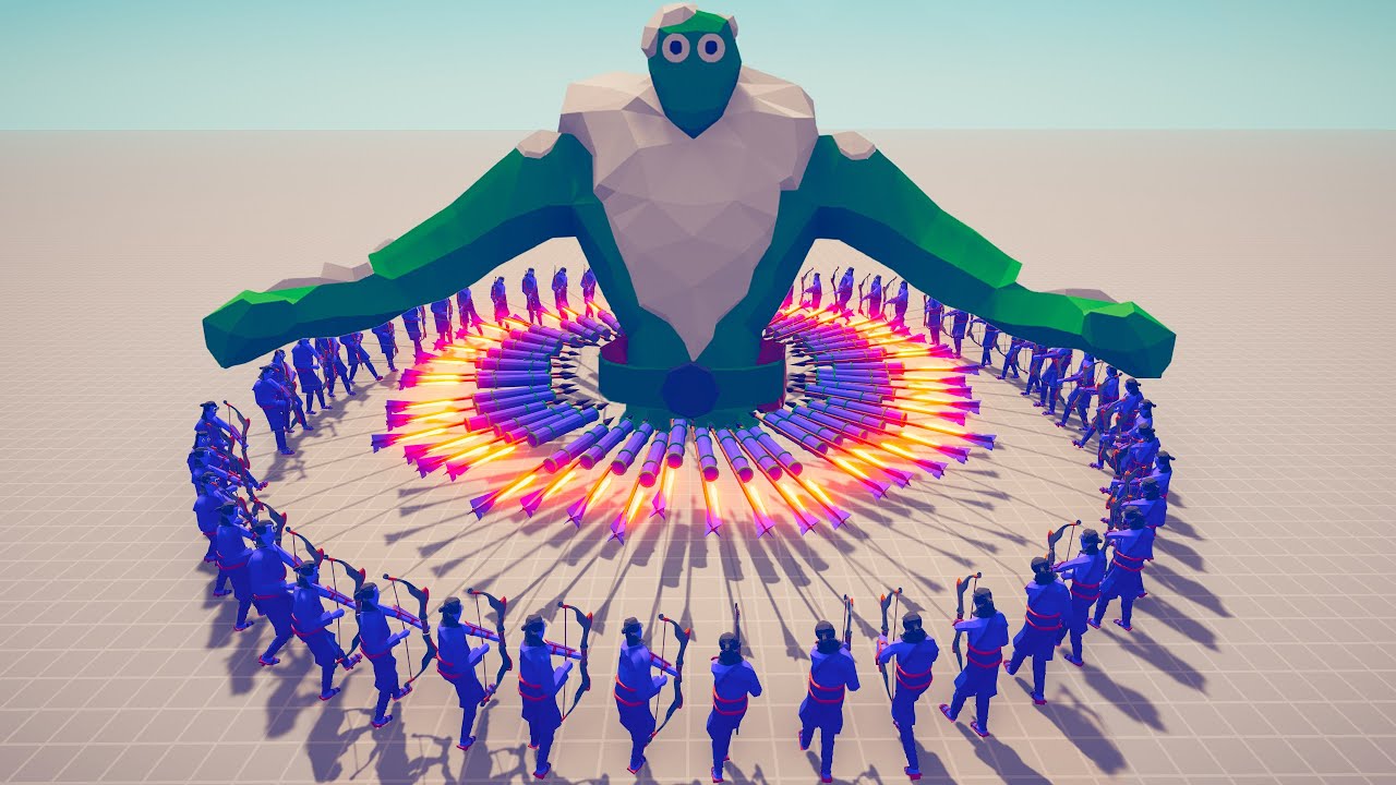 100x ROCKET ARCHER vs EVERY UNIT | TABS - Totally Accurate Battle Simulator