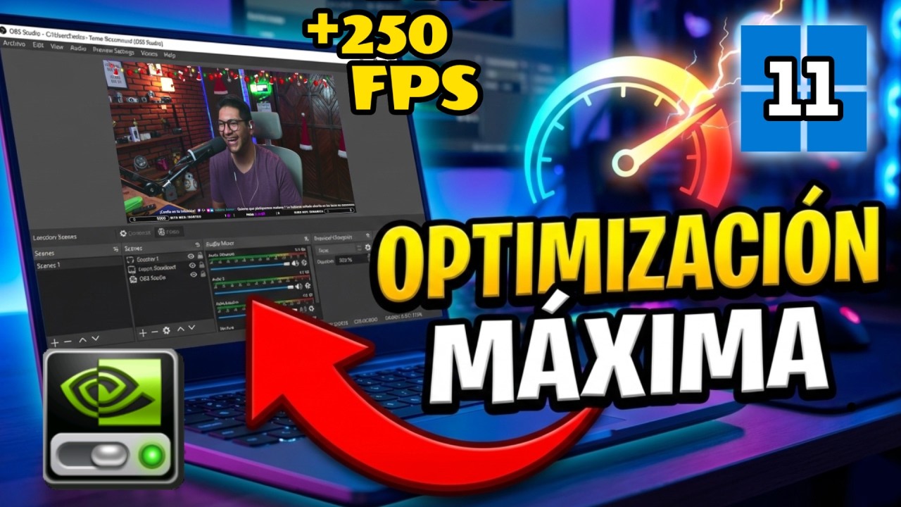 C&oacute;mo OPTIMIZAR al m&aacute;ximo WINDOWS 11 y PANEL DE CONTROL NVIDIA para JUEGOS Y STREAMS! 2026
