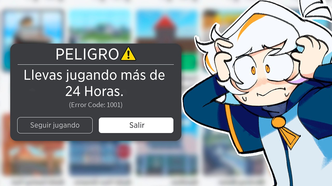 Pas&eacute; 24 HORAS en ROBLOX 😮⏱️
