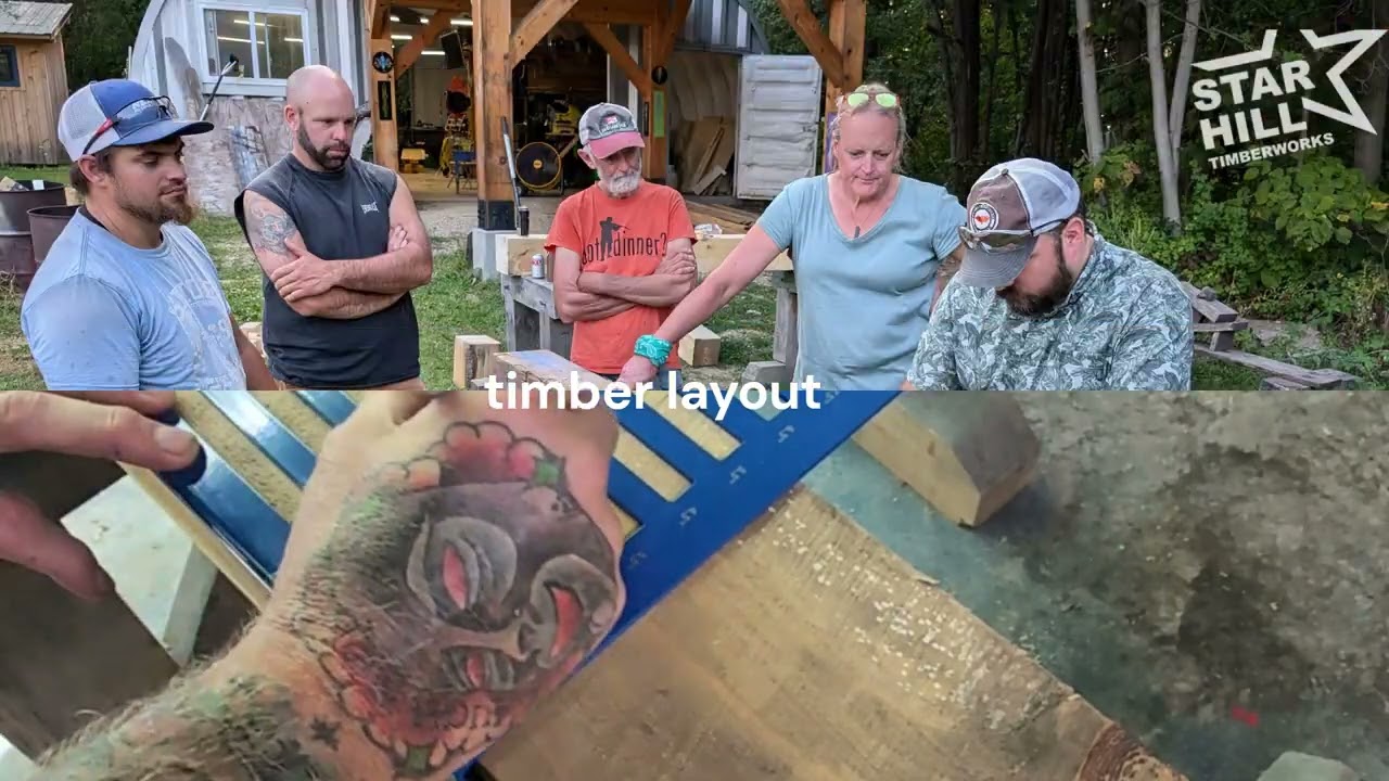 what it’s like to take a star hill ready to build timber framing class