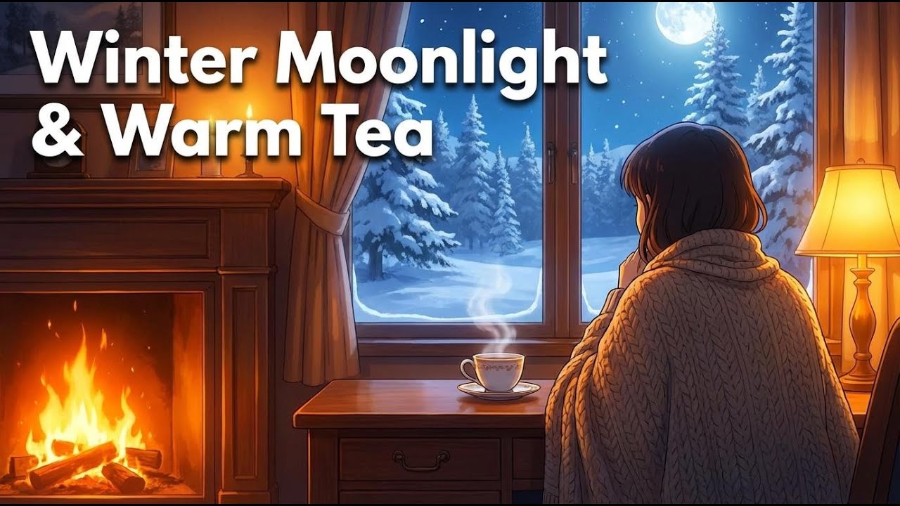 [Atmospheric Lo fi Indie Soul] Winter Moonlight & Warm Tea