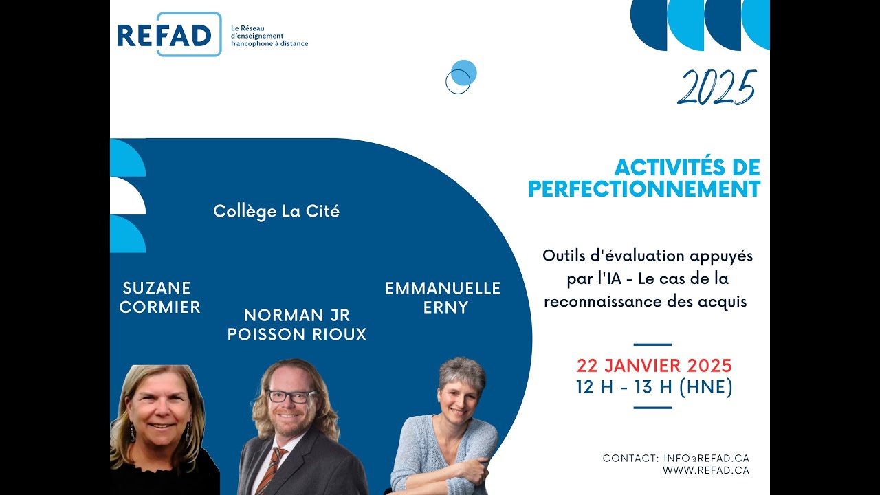 Outils d’évaluation appuyés par l’IA – Le cas de la reconnaissance des acquis