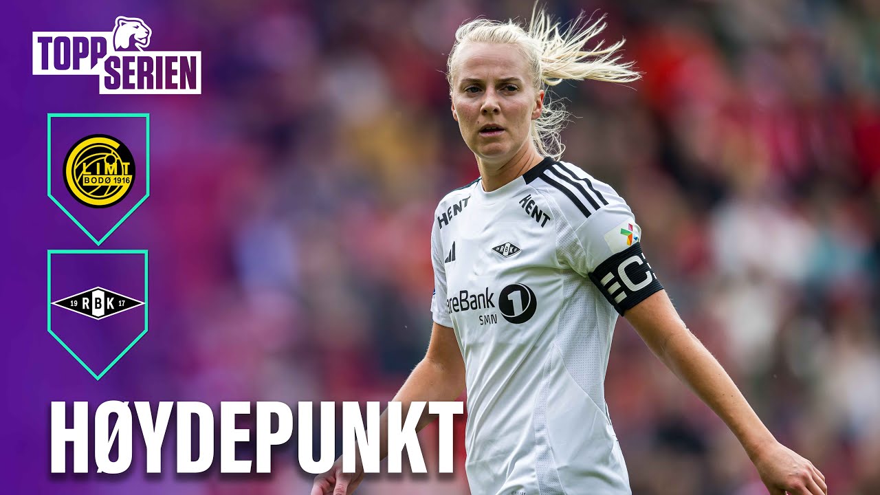 Næss matchvinner med sitt første mål på 12 år | Bodø/Glimt v Rosenborg Høydepunkt | Toppserien 2025
