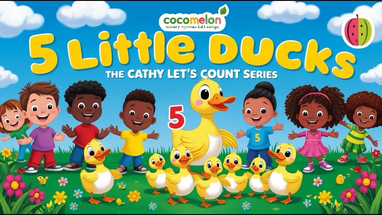 Let's Count 5 Little Ducks! 🐤 | CoComelon Nursery Rhymes and Kids Songs | Animals for Kids