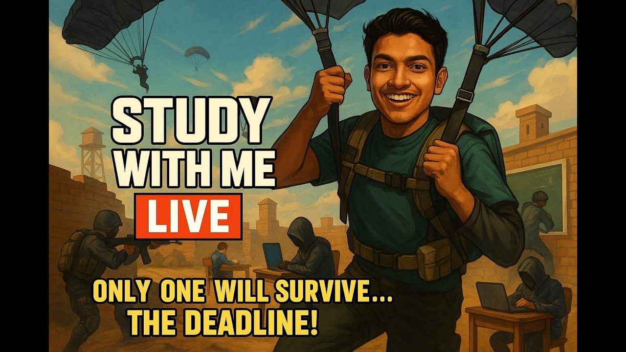 Study With Me LIVE 🔥 | Day 219 of JEE • GATE • NEET • UPSC Prep 💯 | Join the Ultimate Grind 💪