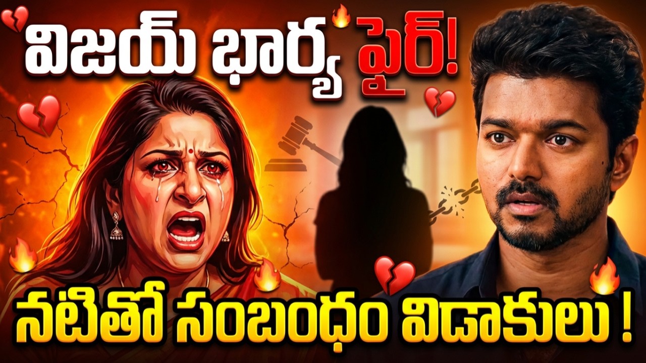 విజయ్ భార్య విడాకులకు! Vijay's Wife Sangeetha Files Divorce Petition! Telugu Videos Tmixture Channel