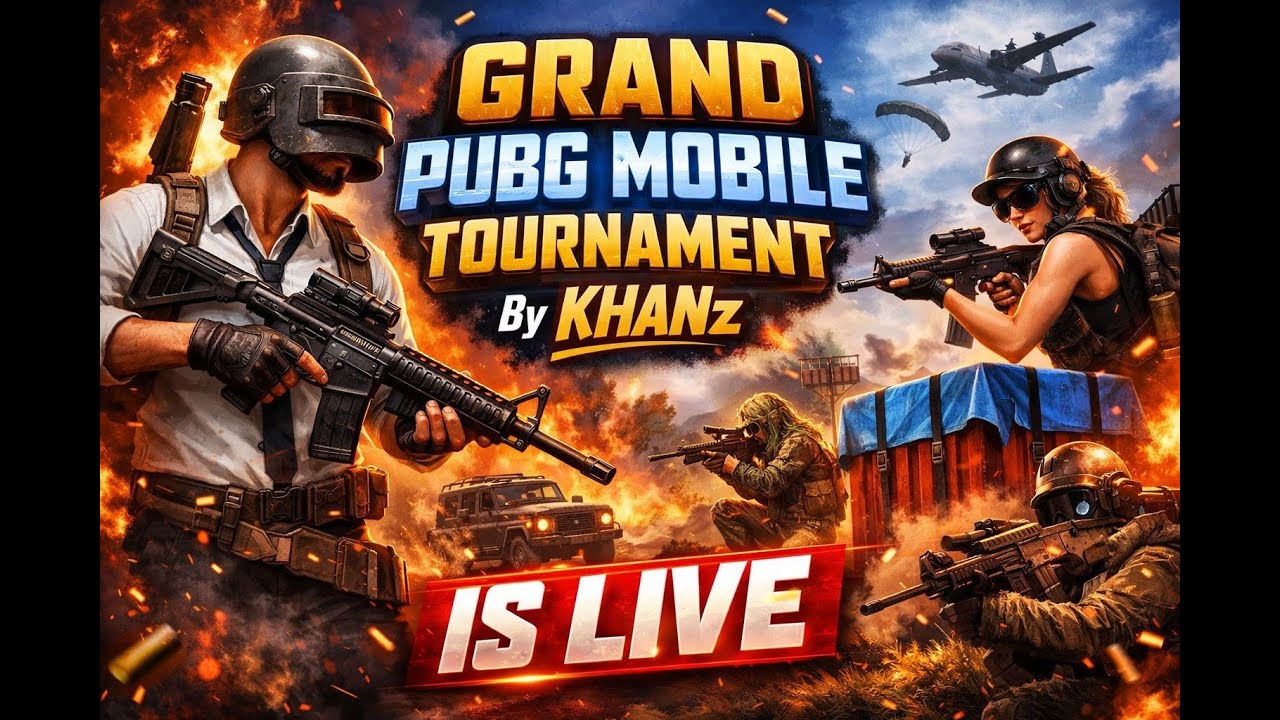 GRAND PUBG TOURNAMENT BY KHANz || DAY 2 || KHANz Is Live