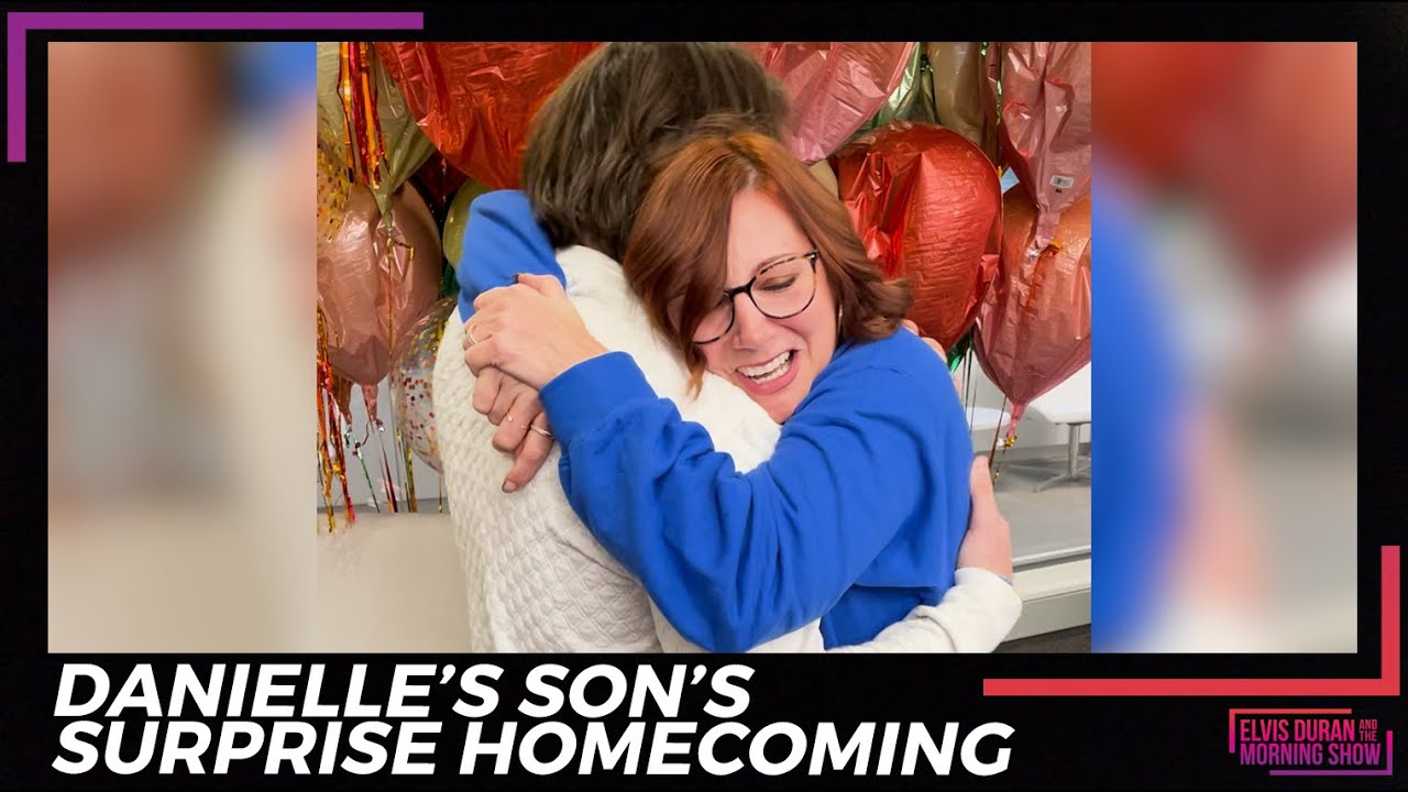 Danielle’s Son’s Surprise Homecoming | Elvis Duran Exclusive