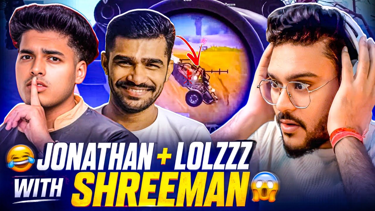 JONATHAN FIRST TIME PLAYING WITH SHREEMAN🤩 |  Bhau Shocked After Seeing Johnathan gameplay💯