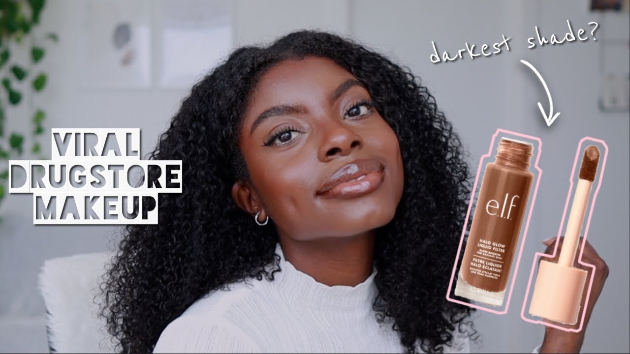 full face of new VIRAL drugstore makeup | holidays, burnout, therapy | CCGRWM