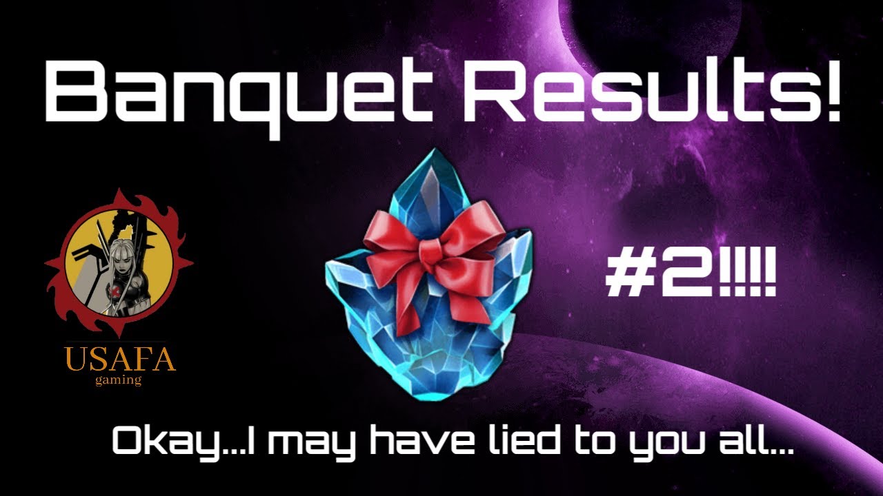 Banquet Results! We ranked #2!
