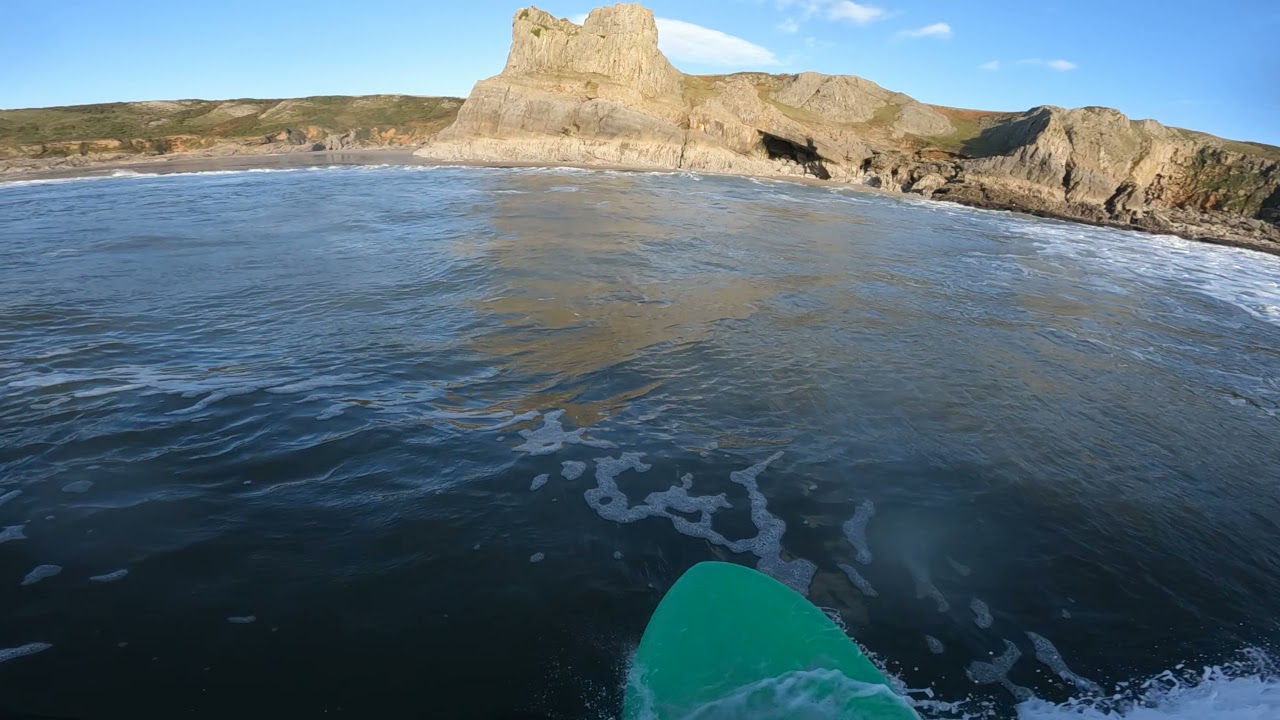 Chilly Surf Down Gower