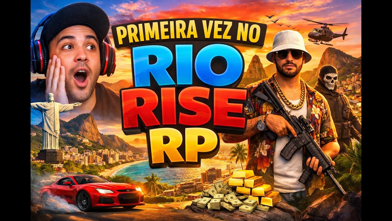 PRIMEIRA VEZ NO RIO RISE RP! 😱 Começando do ZERO no servidor… Vai dar bom?