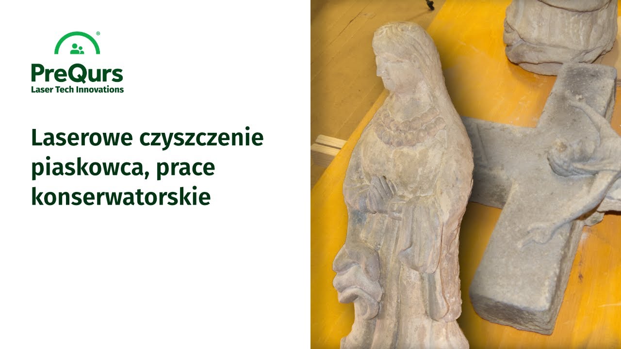Laserowe czyszczenie piaskowca, prace konserwatorskie — PreQurs