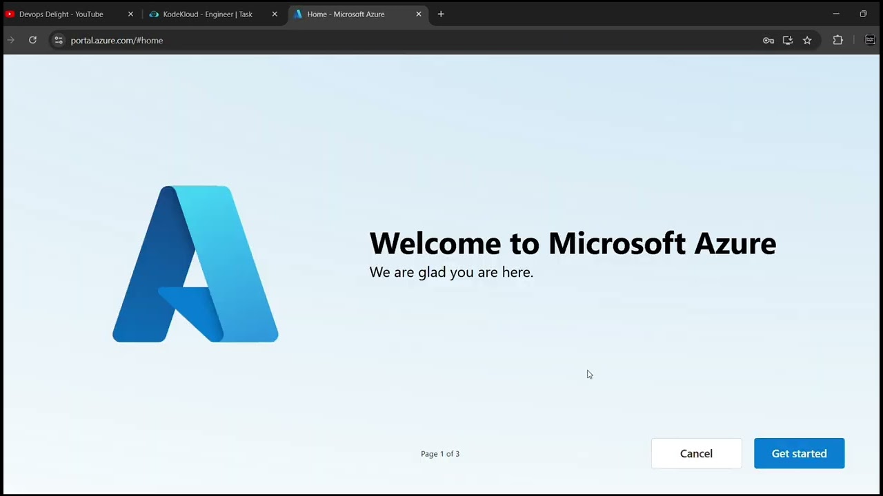 Kodekloudengineer | Azure task 4 Virtual Network (vnet) creation with Ipv4 CIDR in Azure