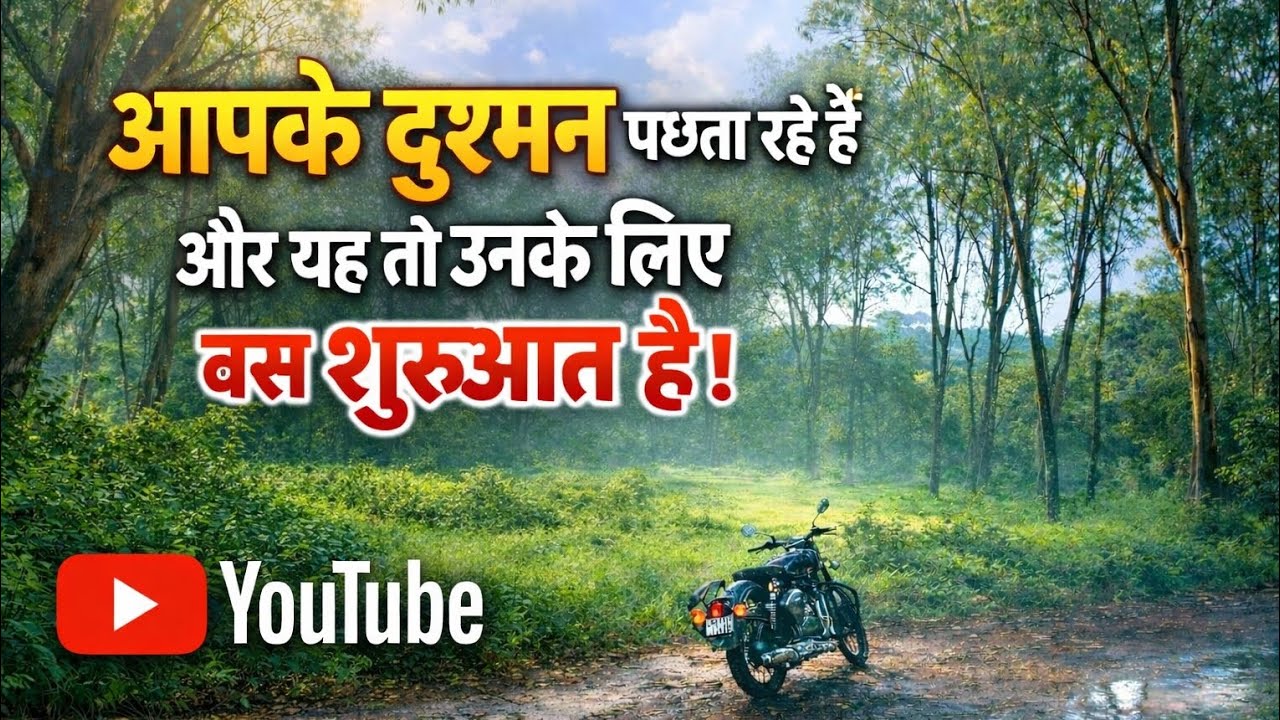आपके दुश्मन पछता रहे हैं और यह तो उनके लिए बस शुरुआत है।