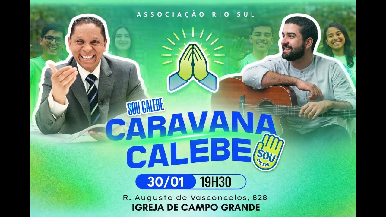 Culto de Adoração | Mensagem: Pr. Luís Gonçalves  | Caravana Calebe  | 30/01 19h30