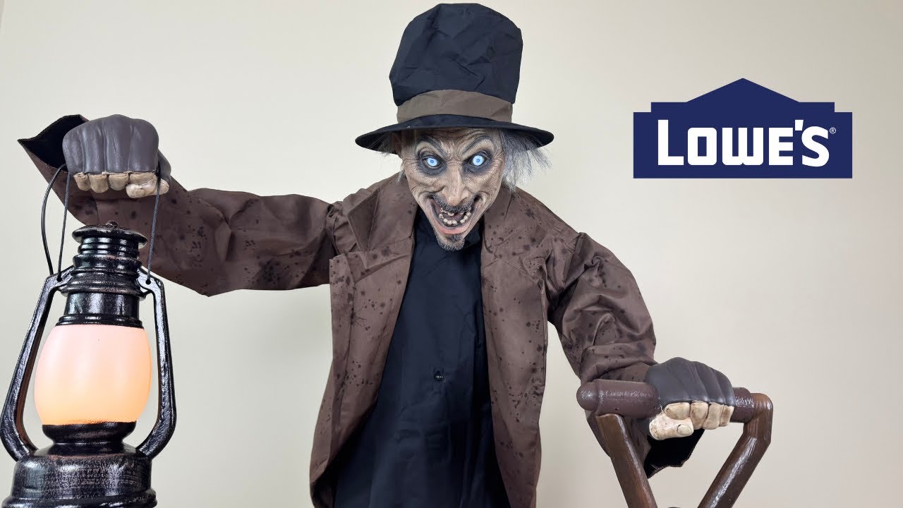 Grave Digger Gary Animatronic - Lowe’s Halloween 2025 Unboxing