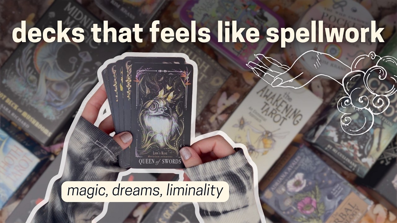 tarot decks for autumn energy 🍂 moody, liminal, cosy, and witchy