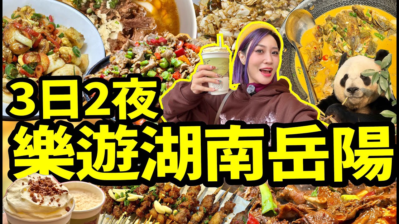 北上三天兩夜遊湖南岳陽🏃吃正宗湖南菜、打卡茶顏悅色😋遊玩千年古城聖誕&元旦不想出遠門？來湖南岳陽剛剛好！節奏慢、好吃多、好拍又好玩#北上#美食#假期