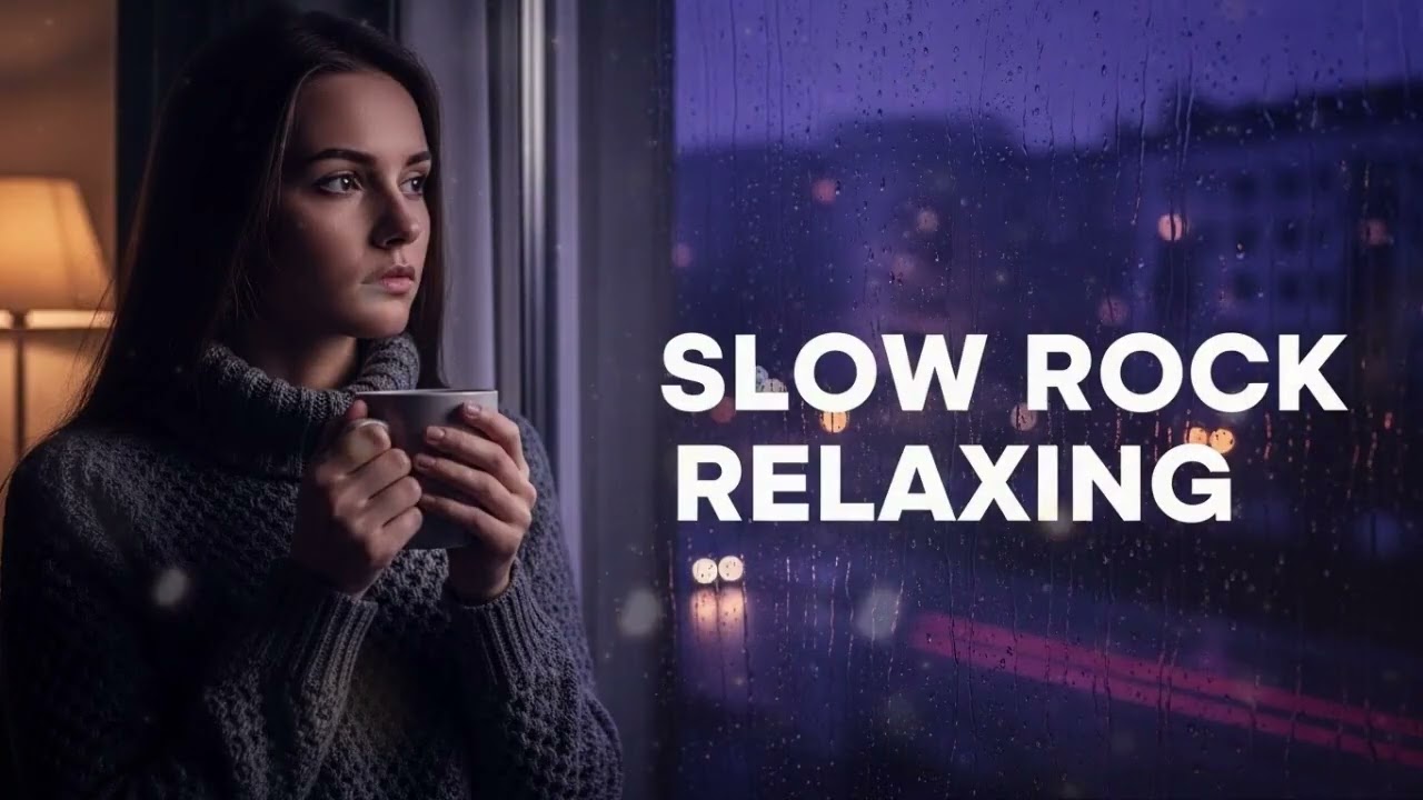 Slow Rock Relaxing Playlist – Calm & Emotional Songs for Late Night