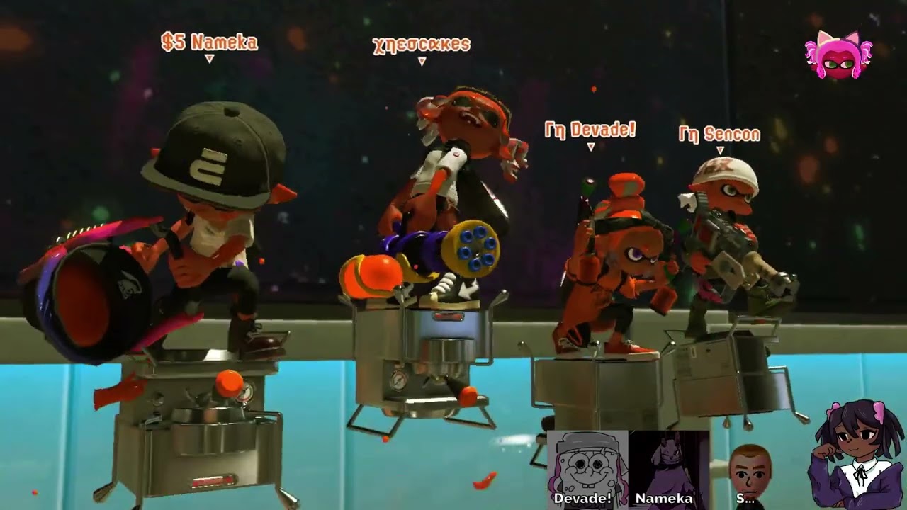 suddenly, triton w sencon , devade & Nameka | Splatoon 3 Vod