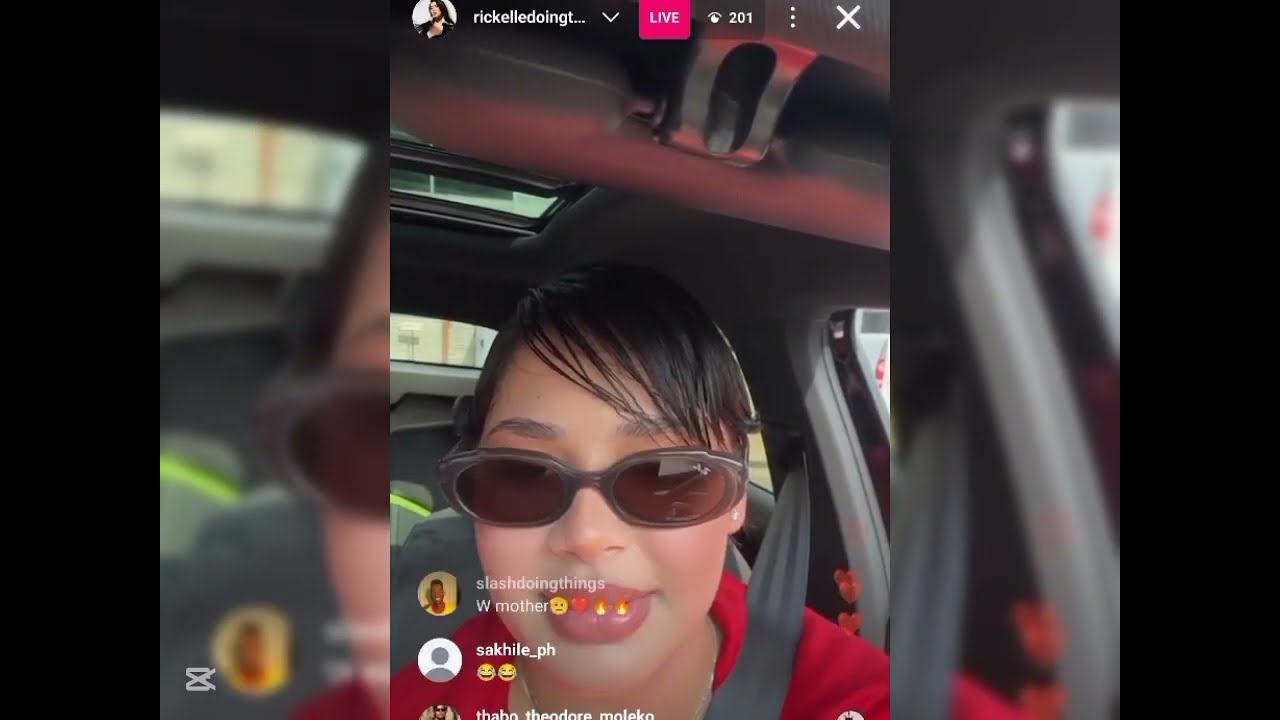 Rickelle Playing A-Reece Business as usual EP  live on IG 