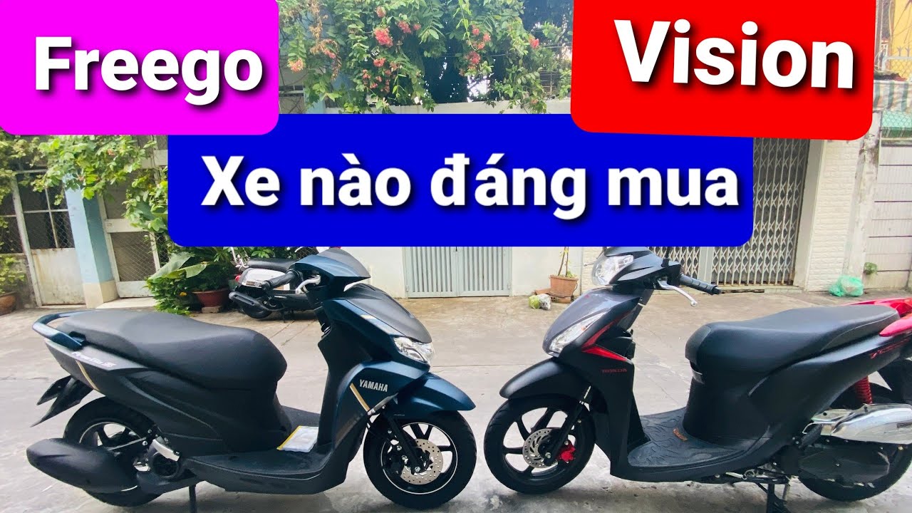 So sánh FreeGo và Vision thực tế của người sở hữu . Giá xe mới và xe cũ đi lướt và giấy tờ xe