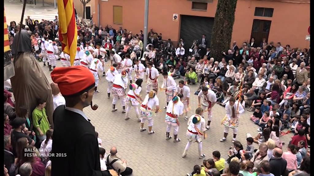 FESTA MAJOR DE BALSARENY 2  BALL DE GEGANTS GEGANTONS I BASTONERS 2015