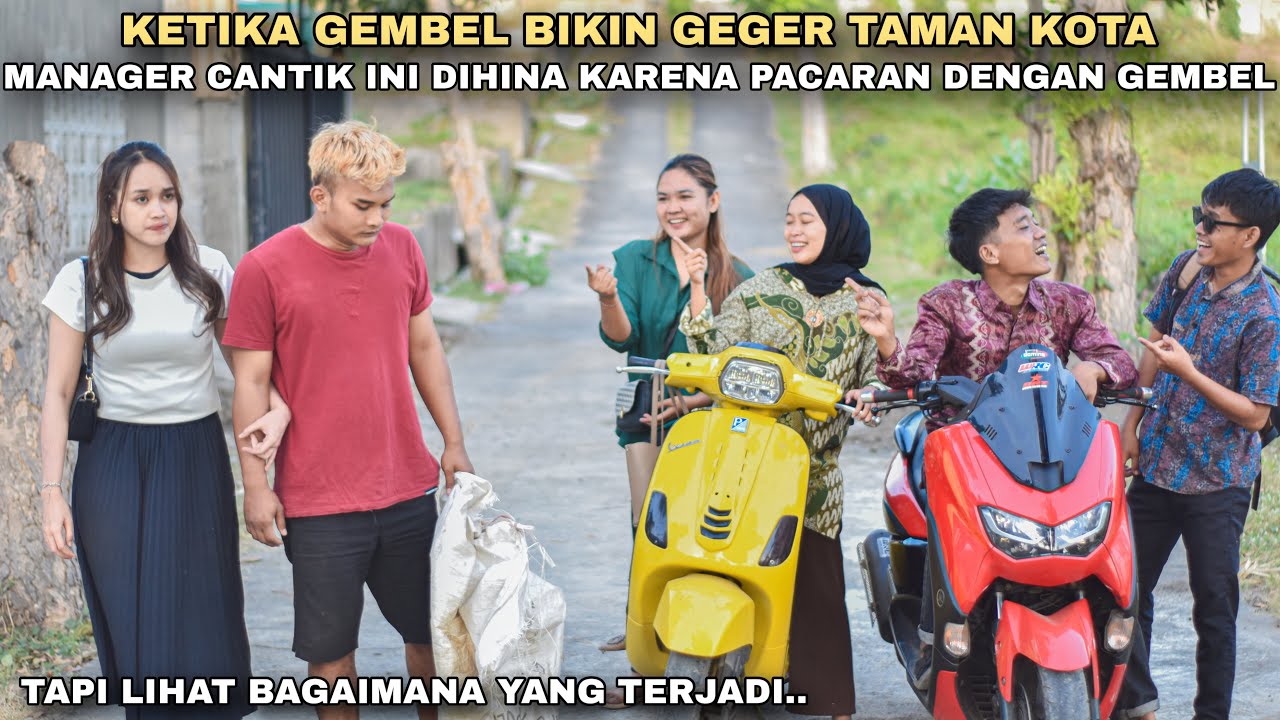 GEMBEL ELITE BIKIN GEGER TAMAN KOTA‼️MANAGER CANTIK INI IKHLAS MENCINTAI SEORANG GEMBEL, DIHINA TAPI