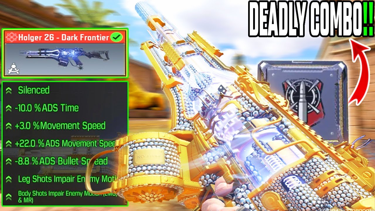 New HOLGER 26 Gunsmith is Cracked!! HOLGER 26 Loadout Destroying Meta Abuser In Cod Mobile