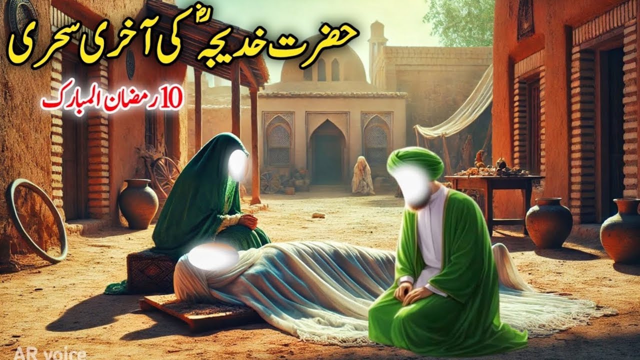 Hazrat Khadija RA ki Akhri Sehri | Hazrat Khadija ki wafat | Muhammad ﷺ ki pehli Biwi