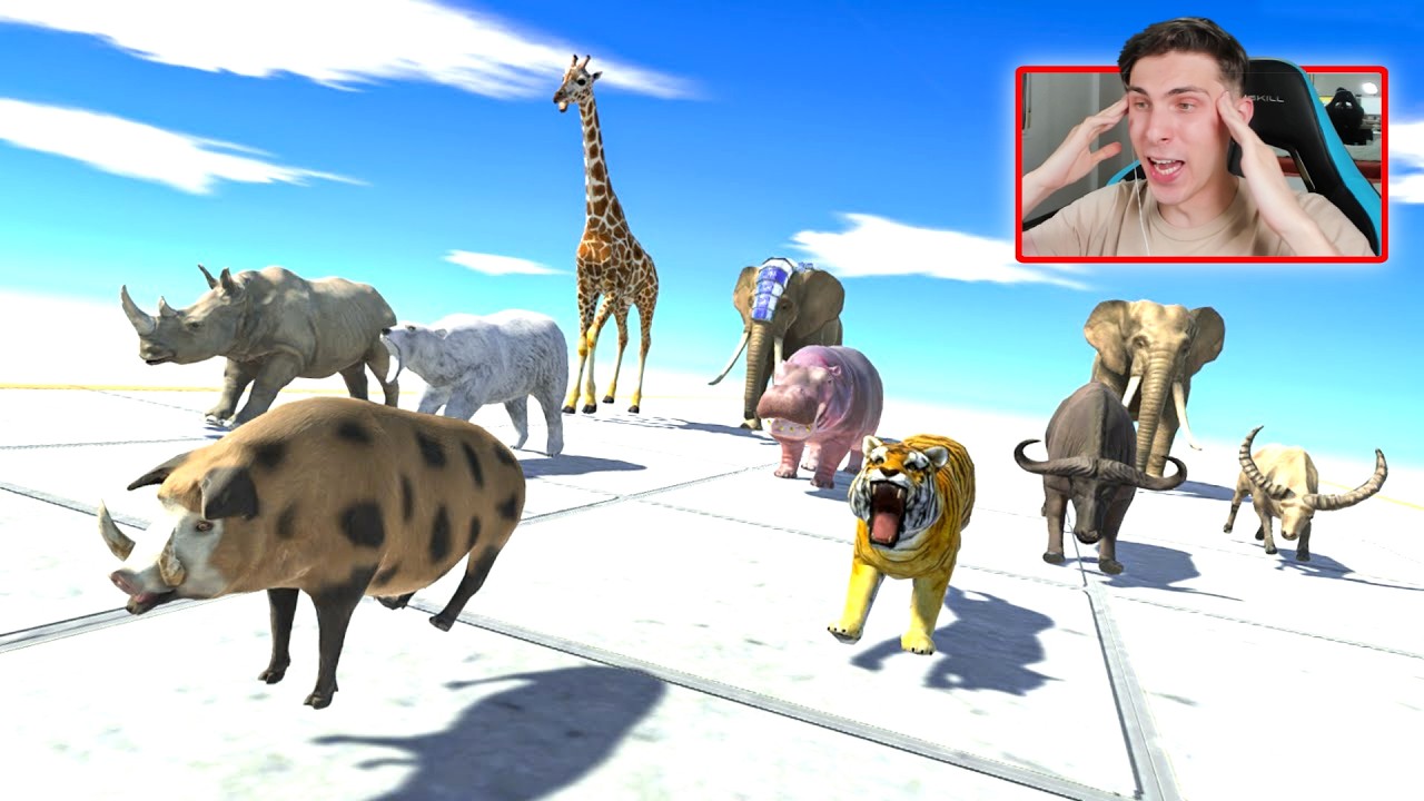 MAMIFEROS ATACAN ELEFANTE COHETE - ANIMAL REVOLT SIMULATOR